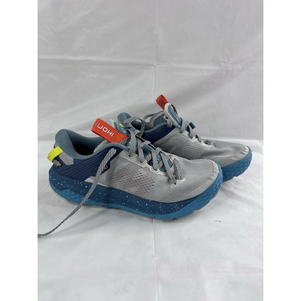 Karhu Ikoni Hiking Trail Running Shoes Comfort Size 8 Mirage Gray Deep Lagoon